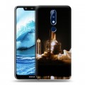 Дизайнерский пластиковый чехол для Nokia 5.1 Plus Космодром