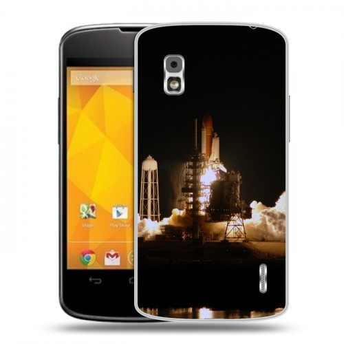 Дизайнерский пластиковый чехол для LG Google Nexus 4 Космодром