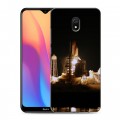 Дизайнерский силиконовый с усиленными углами чехол для Xiaomi RedMi 8A Космодром