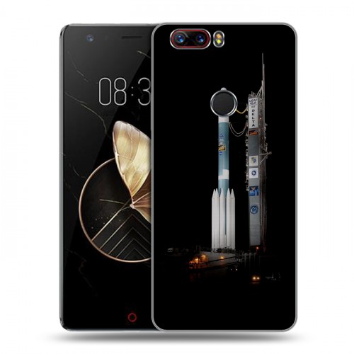 Дизайнерский пластиковый чехол для ZTE Nubia Z17 Космодром