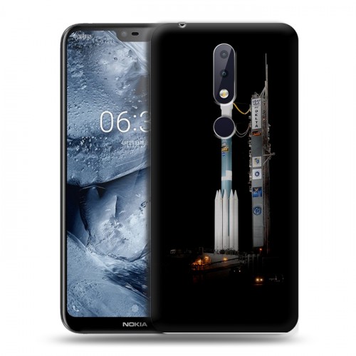 Дизайнерский силиконовый чехол для Nokia 6.1 Plus Космодром