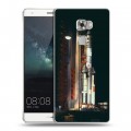 Дизайнерский пластиковый чехол для Huawei Mate S Космодром