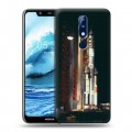 Дизайнерский силиконовый чехол для Nokia 5.1 Plus Космодром