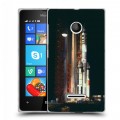 Дизайнерский пластиковый чехол для Microsoft Lumia 435 Космодром