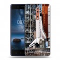 Дизайнерский пластиковый чехол для Nokia 8 Космодром