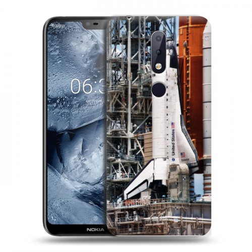 Дизайнерский пластиковый чехол для Nokia 6.1 Plus Космодром