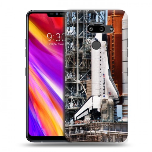 Дизайнерский пластиковый чехол для LG G8 ThinQ Космодром