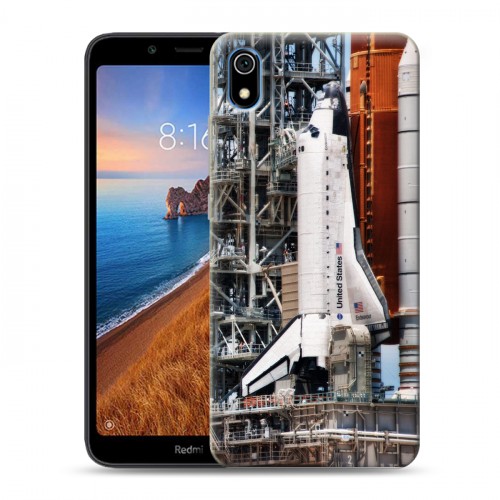 Дизайнерский силиконовый чехол для Xiaomi RedMi 7A Космодром