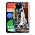 Дизайнерский пластиковый чехол для Google Pixel 5 Космодром