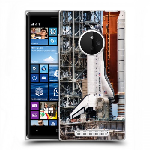 Дизайнерский пластиковый чехол для Nokia Lumia 830 Космодром