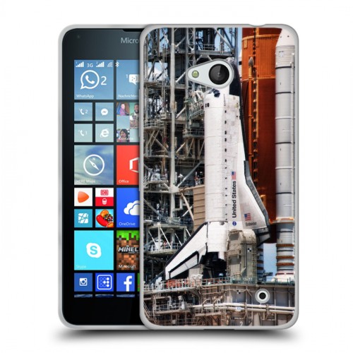 Дизайнерский пластиковый чехол для Microsoft Lumia 640 Космодром