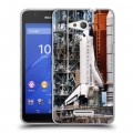 Дизайнерский пластиковый чехол для Sony Xperia E4g Космодром