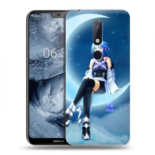 Дизайнерский пластиковый чехол для Nokia 6.1 Plus Луна