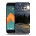 Дизайнерский пластиковый чехол для HTC 10 Луна