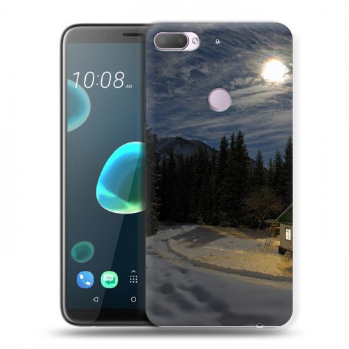 Дизайнерский пластиковый чехол для HTC Desire 12 Plus Луна