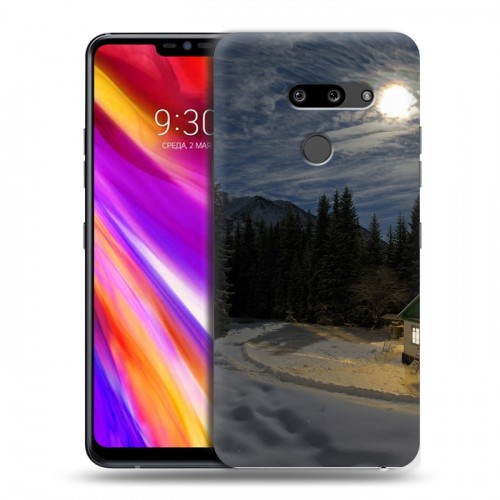 Дизайнерский пластиковый чехол для LG G8 ThinQ Луна