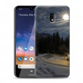 Дизайнерский силиконовый чехол для Nokia 2.2 Луна