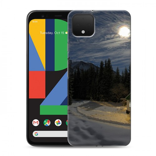 Дизайнерский пластиковый чехол для Google Pixel 4 Луна