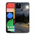 Дизайнерский пластиковый чехол для Google Pixel 5 Луна