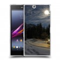 Дизайнерский пластиковый чехол для Sony Xperia Z Ultra  Луна