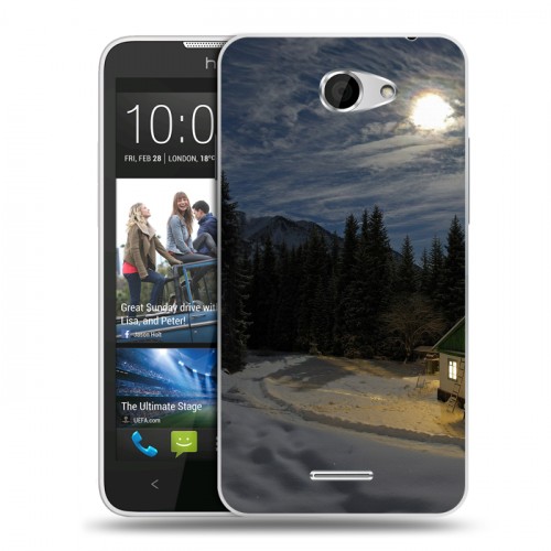 Дизайнерский пластиковый чехол для HTC Desire 516 Луна