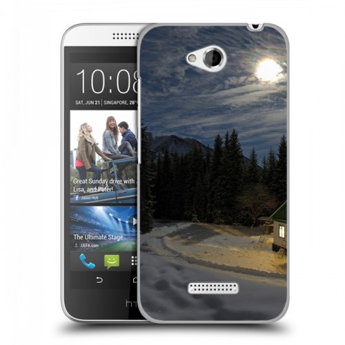 Дизайнерский силиконовый чехол для HTC Desire 616 Луна