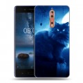 Дизайнерский пластиковый чехол для Nokia 8 Луна