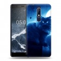 Дизайнерский пластиковый чехол для Nokia 5.1 Луна