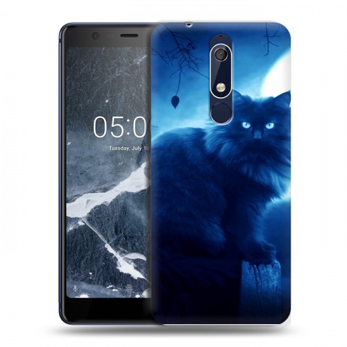 Дизайнерский пластиковый чехол для Nokia 5.1 Луна