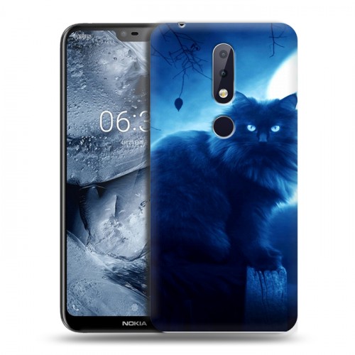 Дизайнерский пластиковый чехол для Nokia 6.1 Plus Луна