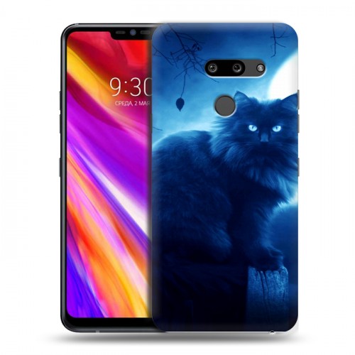 Дизайнерский пластиковый чехол для LG G8 ThinQ Луна