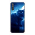 Дизайнерский силиконовый чехол для Huawei Y8p Луна