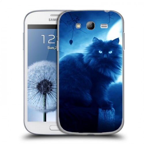 Дизайнерский пластиковый чехол для Samsung Galaxy Grand Луна