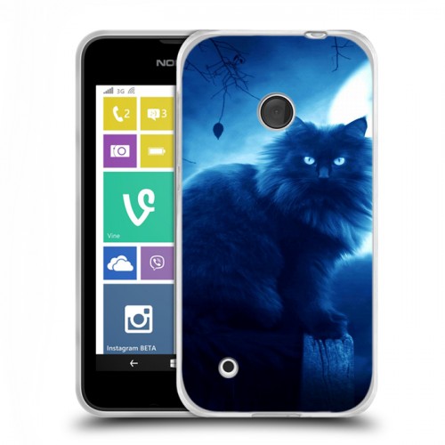 Дизайнерский пластиковый чехол для Nokia Lumia 530 Луна