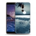 Дизайнерский пластиковый чехол для Nokia 7 Plus Луна