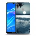 Дизайнерский пластиковый чехол для Huawei Y6 (2019) Луна