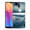 Дизайнерский силиконовый с усиленными углами чехол для Xiaomi RedMi 8A Луна