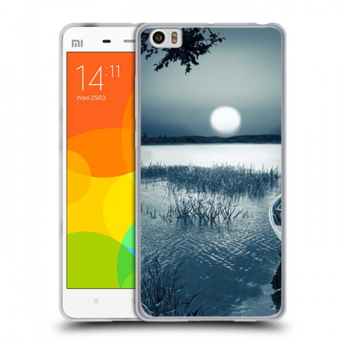 Дизайнерский силиконовый чехол для Xiaomi Mi Note Луна