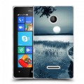 Дизайнерский пластиковый чехол для Microsoft Lumia 435 Луна