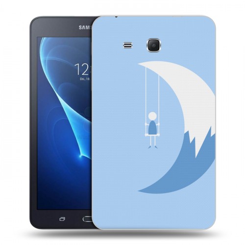 Дизайнерский силиконовый чехол для Samsung Galaxy Tab A 7 (2016) Луна