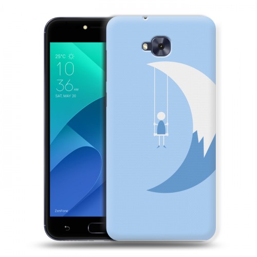 Дизайнерский пластиковый чехол для ASUS ZenFone 4 Selfie Луна