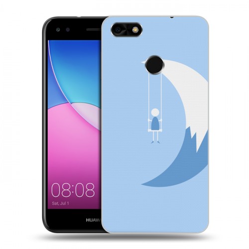 Дизайнерский пластиковый чехол для Huawei Nova Lite (2017) Луна