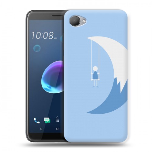 Дизайнерский пластиковый чехол для HTC Desire 12 Луна