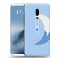 Дизайнерский пластиковый чехол для Meizu 16th Plus Луна