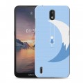 Дизайнерский силиконовый чехол для Nokia 1.3 Луна