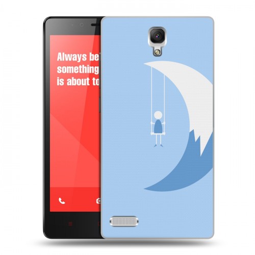 Дизайнерский пластиковый чехол для Xiaomi RedMi Note Луна