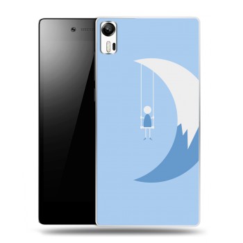 Дизайнерский силиконовый чехол для Lenovo Vibe Shot Луна (на заказ)