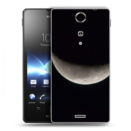 Дизайнерский пластиковый чехол для Sony Xperia TX Луна