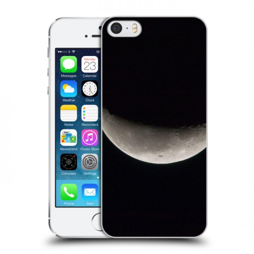 Дизайнерский пластиковый чехол для Iphone 5s Луна