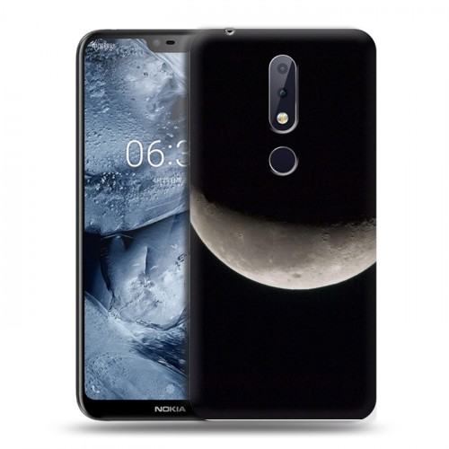 Дизайнерский пластиковый чехол для Nokia 6.1 Plus Луна